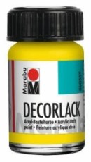 Marabu Decorlack Acryl - Gelb 019, 15 ml Decorlack gelb 15 ml