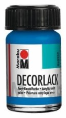 Marabu Decorlack Acryl - Azurblau 095, 15 ml Decorlack 15 ml azurblau