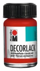 Marabu Decorlack Acryl - Geranie 230, 15 ml Decorlack 15 ml geranie