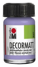 Marabu Decormatt Acryl - Lavendel 007, 15 ml Acrylfarbe lavendel Acrylfarbe auf Wasserbasis 15 ml