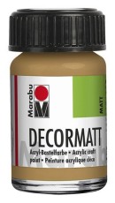 Marabu Decormatt Acryl - Sand 042, 15 ml Acrylfarbe sand Acrylfarbe auf Wasserbasis 15 ml