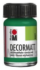 Marabu Decormatt Acryl - Saftgrün 067, 15 ml Acrylfarbe saftgrün Acrylfarbe auf Wasserbasis 15 ml