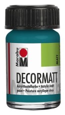 Marabu Decormatt Acryl - Türkis 290, 15 ml Acrylfarbe türkis Acrylfarbe auf Wasserbasis 15 ml