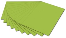 Folia Tonpapier - 50 x 70 cm, maigrün Mindestabnahmemenge - 10 Blatt Tonpapier maigrün 50 x 70 cm