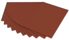 Folia Tonpapier - A4, rotbraun Mindestabnahmemenge - 100 Blatt Tonpapier rotbraun 21 x 29,7 cm