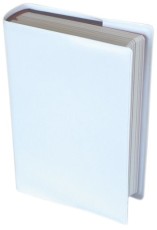 Gebetbuchhülle - 17,5 x 12 x 3,8 cm, weiß, Plastik Gotteslobhülle Plastik weiß 12 cm 17,5 cm