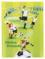 Goldbuch Freundebuch Championship - A5, 88 illustrierte Seiten Freundebuch Fussball A5