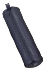 Alassio® Schlamperrolle - Leder, blau Faulenzer Leder blau 21 cm 6 cm