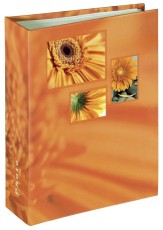 hama® Minimax-Album Singo - für 100 Fotos im Format 10x15 cm, orange Fotoalbum neutral 100