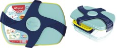 Maped® picnik Brotbox Kids CONCEPT - blau, 253 x 80 x 188 mm 3 Fächer, abnehmbarer Drehverschluss
