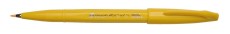 Pentel® Kalligrafiestift Sign Pen Brush - Pinselspitze, gelb Kalligrafiestift gelb 0,2 - 2,0 mm