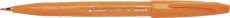 Pentel® Kalligrafiestift Sign Pen Brush - Pinselspitze, orange Kalligrafiestift orange 0,2 - 2,0 mm