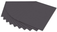 Folia Tonpapier - 50 x 70 cm, anthrazit Mindestabnahmemenge - 10 Blatt Tonpapier anthrazit 130 g/qm