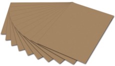 Folia Tonpapier - A4, rehbraun Mindestabnahmemenge - 100 Blatt Tonpapier rehbraun 21 x 29,7 cm