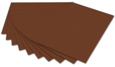 Folia Tonpapier - A4, schokobraun Mindestabnahmemenge - 100 Blatt Tonpapier schokobraun 21 x 29,7 cm