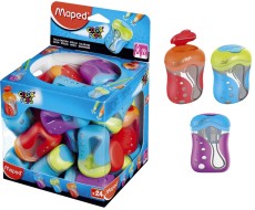 Maped® Dosenspitzer ColorPeps - doppelt Dosenspitzer farbig sortiert - Farbwahl nicht möglich.