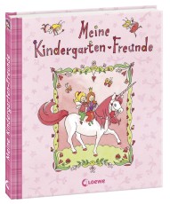 Loewe Verlag Meine Kindergarten-Freunde Einhorn - 64 illustrierte Seiten, 19 x 20,5 cm Freundebuch
