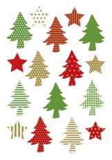Herma 15266 Sticker DECOR Oh Tannenbaum Weihnachtsetiketten Oh Tannenbaum selbstklebend 48  Stück