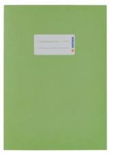 HERMA 5508 Heftschoner Papier - A5, grasgrün Hefthülle grasgrün A5 15,2 cm 21,2 cm 100% Altpapier