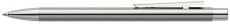 Faber-Castell Kugelschreiber NEO Slim - B, Edelstahl, glänzend Kugelschreiber Druckmechanik schwarz