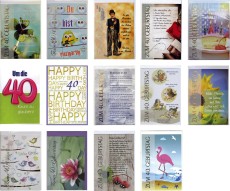 apollo Geburtstagskarte Zahl 40 - inkl. Umschlag sortiert Geburtstagskarte Zahl Geburtstag 40 Jahre