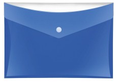 Veloflex® Dokumentenhülle VELOCOLOR® - A5 glänzend blau Sammeltasche A5 17,3 x 24,5 x 0,3 cm