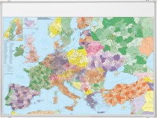 Franken Kartentafel Europa - 138 x 98 cm, magnethaftend Landkartentafel Europakarte 138 cm 98 cm
