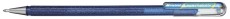 Pentel® Gelschreiber Hybrid Dual Glitter - 0,5 mm, blau/metallic grün Gelschreiber 0,5 mm