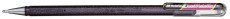 Pentel® Gelschreiber Hybrid Dual Glitter - 0,5 mm, schwarz/metallic rot Gelschreiber 0,5 mm