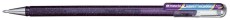 Pentel® Gelschreiber Hybrid Dual Glitter - 0,5 mm, violett/metallic blau Gelschreiber 0,5 mm