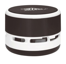 WEDO® Mini-Tischstaubsauger - schwarz/weiß inkl. Batterien Staubsauger schwarz/weiß 8,5 cm 6,3 cm