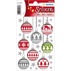 Herma 15269 Sticker DECOR Christbaumkugeln Weihnachtsetiketten Christbaumkugeln selbstklebend Papier
