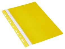 DONAU Schnellhefter - A4, Multilochung, PVC, gelb Mindestabnahmemenge = 10 Stück. Schnellhefter A4