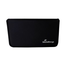 MediaRange Archivierungsmappe für 48 Discs, Nylon, schwarz CD/DVD Tasche schwarz Nylon