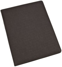 Alassio® Schreibmappe Balocco - A4, schwarz Schreibmappe Polyester/Cotton schwarz 250 mm 315 cm
