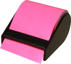 RNK Verlag Haftnotiz Rolle - 60 mm x 10 m, neonpink Haftnotiz neonpink 60 mm 10 m