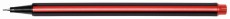 Q-Connect® Fineliner 0,4 dreieckig rot Fineliner rot 0,4 mm metallgefasste Spitze