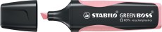 STABILO® Umweltfreundlicher Textmarker - GREEN BOSS Pastel - Einzelstift - rosiges Rouge Textmarker