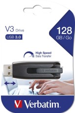Verbatim USB Stick 3.0 V3 Drive - 128 GB, schwarz USB Stick 128 GB schwarz