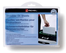 Rexel® Ölblätter für Aktenvernichter - A5, 20 Stück Ölblätter weiß A5 20 Blatt