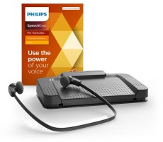 Philips Transkriptions-Set mit Workflow-Software SpeechExec 2-Jahres-Lizenz Wiedergabe-Set