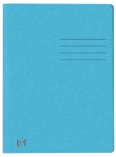 Oxford Schnellhefter TOP FILE+ - A4, Karton 390g/qm, kfm. und Amtsheftung, aqua Schnellhefter aqua