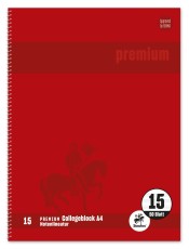 Staufen® Collegeblock Premium LIN 15 - A4, 50 Blatt, 90 g/qm, Notenlineatu Collegeblock A4 4-fach