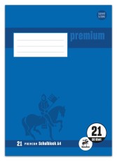 Staufen® Schulblock PREMIUM LIN 21 - A4, 50 Blatt, 90 g/qm, liniert Schulblock 21: liniert A4