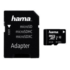 hama® Micro SDXC Speicherkarte - 64GB Class10 Speicherkarte 64 GB SDXC Speicherkarte Klasse 10