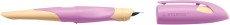 STABILO® Schulfüller EASYbirdy® - Linkshänder Feder M, Pastel Edition soft pink/apricot, inkl. Patrone