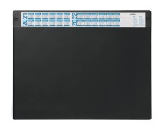 Durable Schreibunterlage, mit austauschbarer Abdeckung,PVC,650x520mm,schwarz Schreibunterlage 650 mm