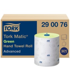 Tork® Matic® Rollenhandtuch für System H1 - 6 Rollen 21 cm x 150 m, grün, 2-lagig Handtuchrollen
