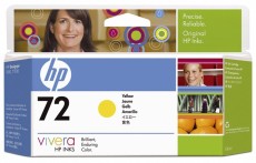 HP Original HP Tintenpatrone gelb (C9373A,72,72Y,72YELLOW,NO72,NO72Y,NO72YELLOW) Original gelb 130ml