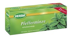 HERBA Pfefferminze - 25 Btl. à 1,5g Tee Pfefferminze 25 Beutel